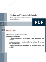 Pratique de L'économétrie Linéaire - 2 - Hétéroscédasticité