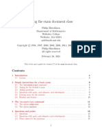 This Is The User's Guide For Version 2.7 of The Exam Document Class