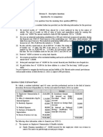 Division B - Descriptive Questions Question No. 1 Is Compulsory