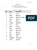 Operating Procedures for Radiotelephone and Radio Teletypewriter Communication