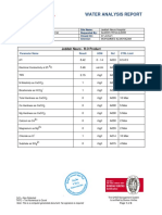 Water Analysis Report: Jeddah Neuro - R.O Product