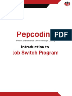 Job Switch Program Content