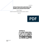 Seismic Refraction  for Site Inveastigation