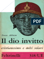 Altheim Franz - Il Dio Invitto (1960, Feltrinelli)