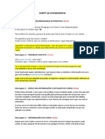 Script de Atendimento