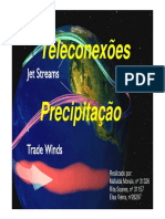 Teleconexões Precipitação: Realizado Por: Mafalda Morais, Nº 31326 Rita Soares, Nº 31157 Elsa Vieira, Nº26297