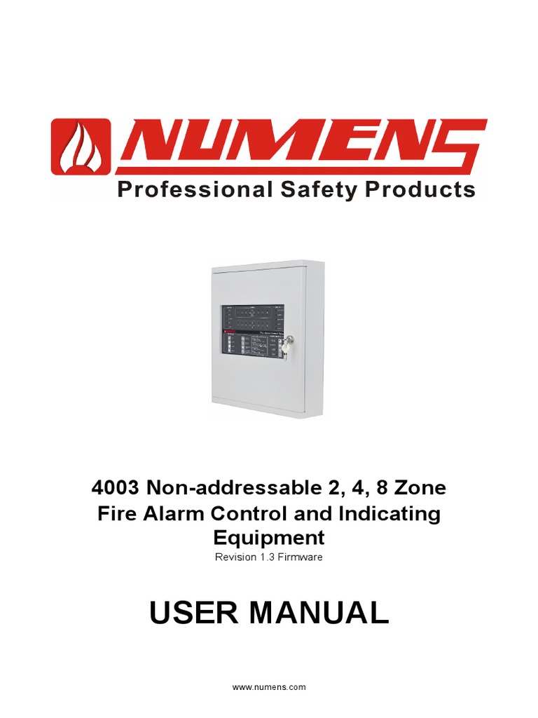 user-manual-4003-non-addressable-2-4-8-zone-fire-alarm-control-and