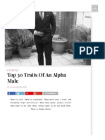 Mrkoachman Com Top 30 Traits of An Alpha Male