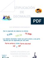 PPT- Multiplicación de Decimales