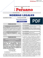 Normas Legales: Dición Xtraordinaria