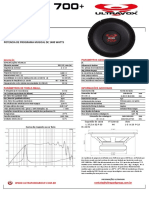 700W 12 subwoofer