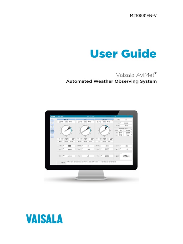 AviMet AWOS - User's Guide - English - M210881EN-V | PDF | Computer ...