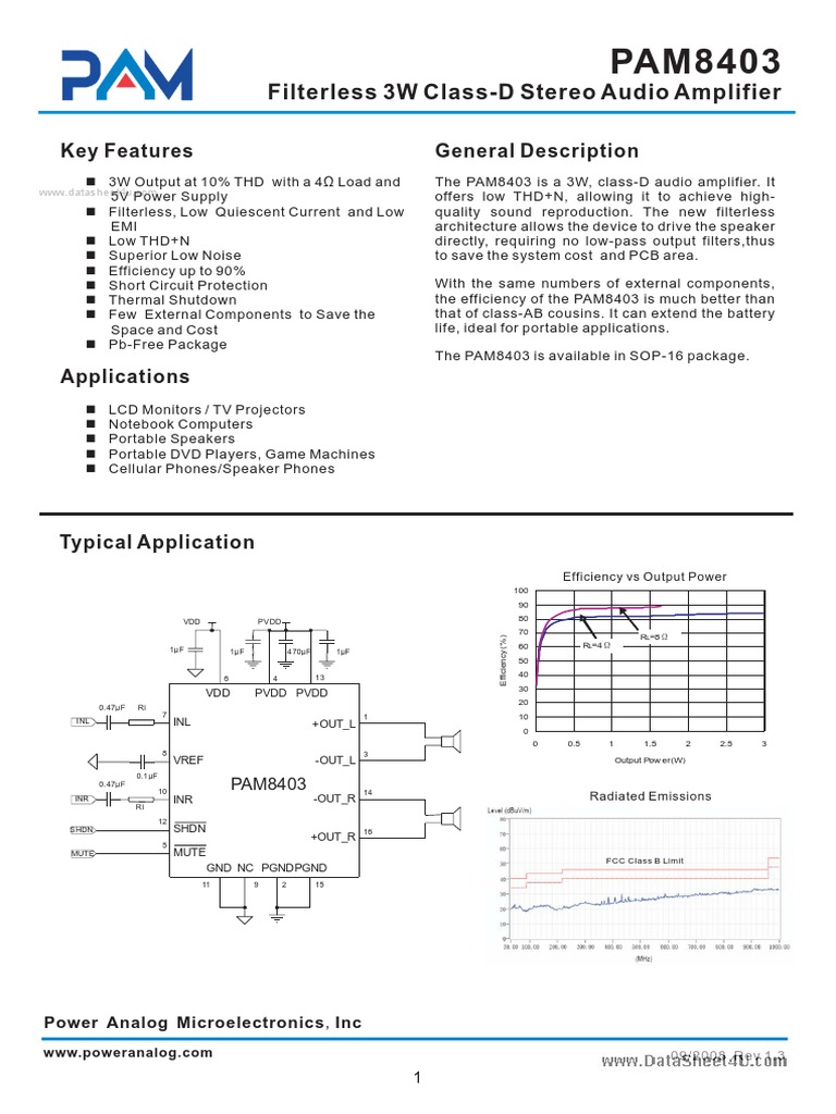Portable Audio Amplifier Guide | PDF | Amplifier | Capacitor