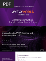 EPC-10-AWC2019-Introduction To AVEVA Electrical and Instrumentation-Ross Kilmurray