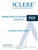 Operation & Maintenance Manual: 24 Series Bioclere
