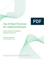 Top 10 Best Practices Vsphere Backups