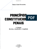 Princípios constitucionais penais na obra de Affonso Celso Favoretto