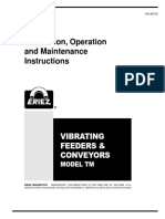 Installation, Operation and Maintenance Instructions: Vibrating Feeders & Conveyors