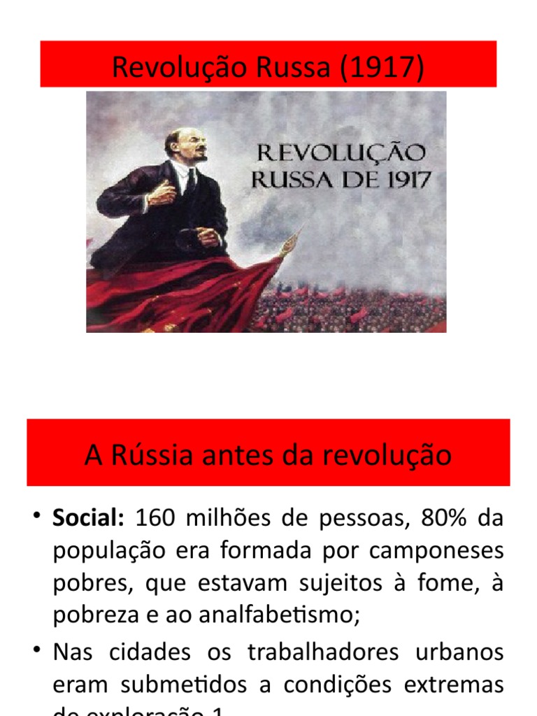 Revolução Russa: Causas e Consequências | PDF | Política mundial | Rússia