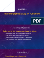 Chapter 4 HR Competencies