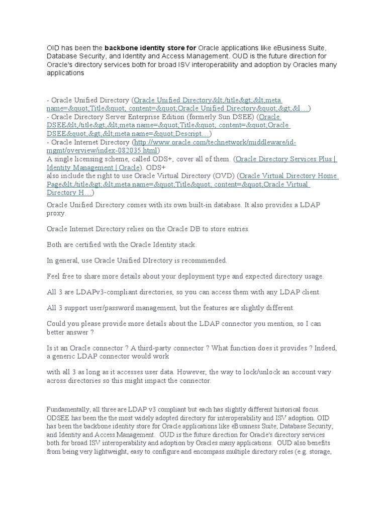 Oud PDF Oracle Corporation Databases