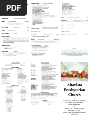 2021 - 12.26 Bulletin | PDF | Jesus | God The Father