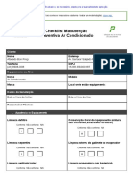 14 - Checklist Manutenção Ar Condicionado