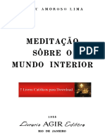 Alceu Amoroso Lima_Meditação Sobre o Mundo Interior_1955_Livro