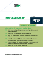 Employee Cost: After Studying This Chapter, You Would Be Able To
