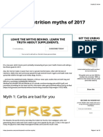 PDF The Top 17 Nutrition Myths of 2017 DD