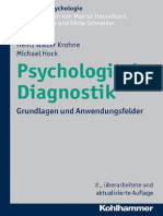 Hock, Michael Krohne, Heinz Walter - Psychologische Diagnostik Grundlagen Und Anwendungsfelder.