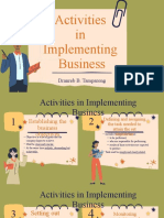 Implementing Business Acts