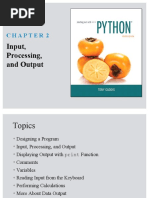 Gaddis Python 4e Chapter 02 PT 1