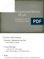 Modern Microprocessor Systems EE-326: Muhammad Asim Butt Asim - Butt@umt - Edu.pk