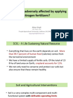 Is soil health adversely affected by applying nitrogen fertilizers