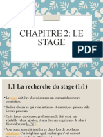 Chapitre 2 - Le Stage