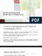 Aposentadoria Por Tempo de Contribuição - Treinamento Carol