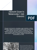 Albrecht Dürer'in Melencolia I' Adlı Gravürü