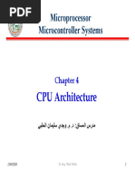 Chapter 4 CPU Architecture