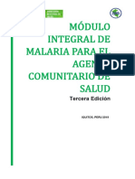 Módulo Integral de Malaria para El Agente Comunitario de Salud 18-11-2019