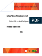 ATPS - Ambientação - Políticas Públicas e Gestão Participativa - Roberto Pires