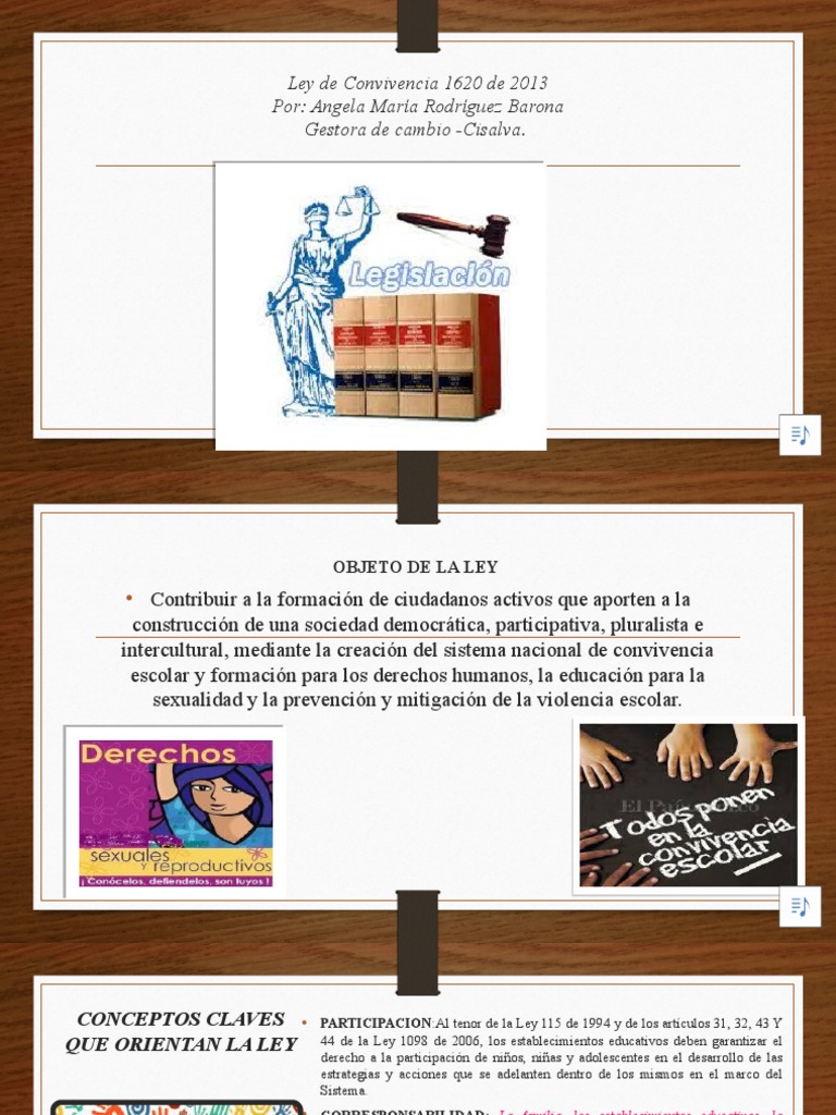 Ley de Convivencia 1620 de 2013 | PDF | Violencia | Familia
