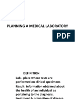 Planning A Medical Laboratory