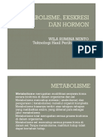 Metabolisme Ekskresi Dan Hormon