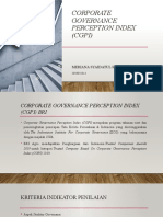 Corporate Governance Perception Index (CGPI)