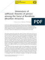 Temporal Dimensions of Selfhood: Theories of Person Among The Suruí of Rondônia (Brazilian Amazon)