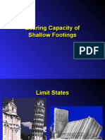Bearing Capacity Shallow Footings