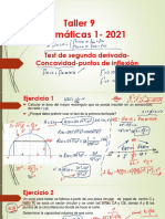 Taller 9 Matemáticas 1 2021