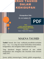 Peran Tauhid Dalam Kehidupan MUhamad