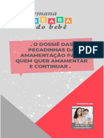 3.O DOSSIE DAS PEGADINHAS DA AMAMENTACAO PARA QUEM QUER AMAMENTAR E CONTINUAR Umamaepediatra